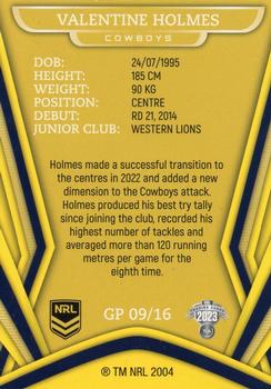2023 Traders Best & Less Exclusive - Gold Parallel #GP09 Valentine Holmes Back
